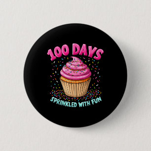 100 dagen gesponnen met vun taart 100e dag van S Ronde Button 5,7 Cm