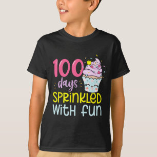 100 dagen gesponnen met vun taart 100e dag van S T-shirt
