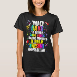 100 dagen Geweldige kleuter 100th T-shirt