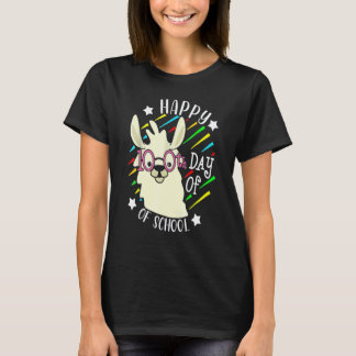 100 Dagen Grappige Alpaca Lama 100ste Dag T-Shirt