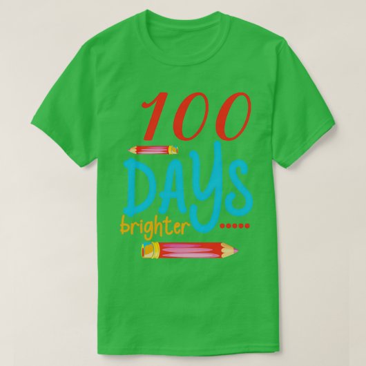 100 dagen helderder 9 t-shirt (Design voorkant)