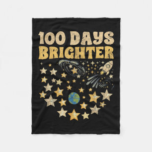 100 dagen helderder Kinder 100ste dag van schoolst Fleece Deken