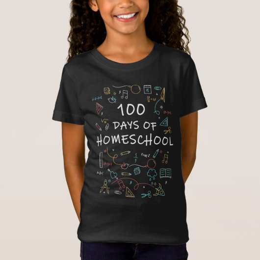 100 dagen Homeschool T-Shirt (Voorkant)