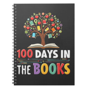 100 dagen in de boeken dagen van de leraar van het notitieboek