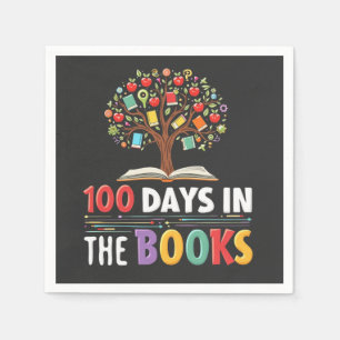 100 dagen in de boeken dagen van de leraar van het servet