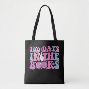 100 Dagen In De Boeken Disco Bal Groovy Retro Draagtas