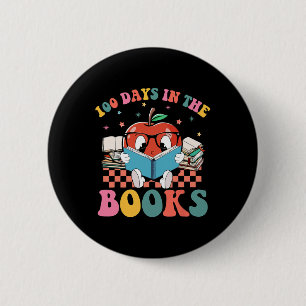 100 dagen in de boeken Leerkracht 100ste dag van Ronde Button 5,7 Cm
