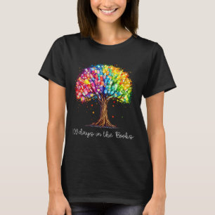 100 dagen in de boeken Leerkracht lezen 100ste dag T-shirt