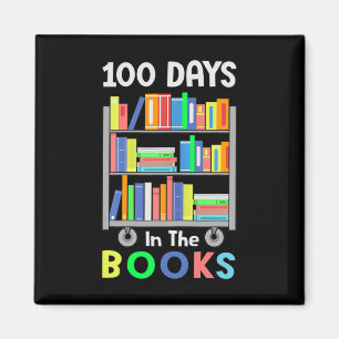 100 dagen in de Boeken Reading Librarian Teacher S Magneet