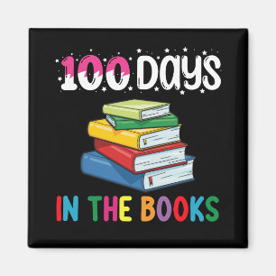 100 dagen in de boeken school lezen bibliothecaris magneet