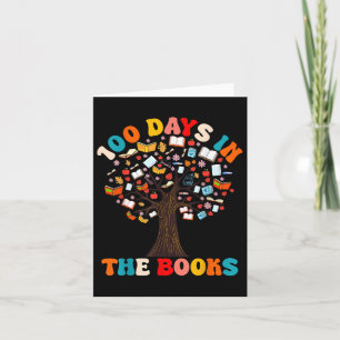 100 dagen in de boeken Voorleesleraar 100e dag Kaart