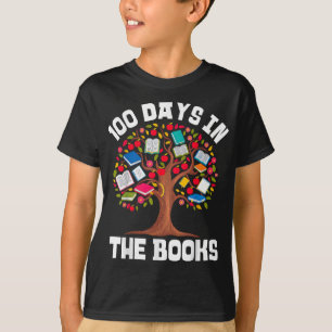 100 dagen in de boeken Voorleesleraar 100e dag T-shirt