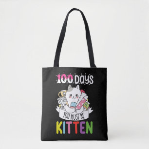 100 dagen je moet kitten kat van school zijn draagtas