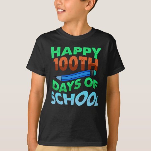 100 dagen Kinder school T-shirt (Voorkant)