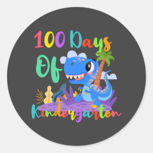 100 dagen kinderarts ronde sticker