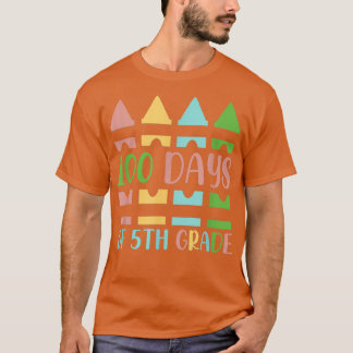 100 dagen Kinderen van de 5e klas gelukkig 100 dag T-shirt