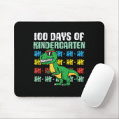 100 dagen Kindergarten Trex Dinosaur 100e dag S Muismat (Met muis)