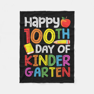 100 dagen kleuterjuf Kinder 100e dagen Fleece Deken