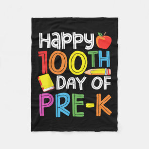 100 dagen kleuterjuf Kinder 100ste dagen Fleece Deken