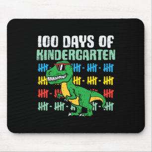 100 dagen kleuterschool Trex Dinosaurus 100e dag S Muismat