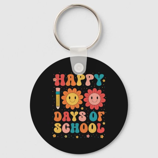 100 dagen klusjesleraar 100e schooldag sleutelhanger (Voorkant)