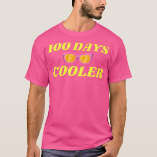 100 dagen koeler begrafenis 100e dag schoolcadeau t-shirt