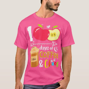 100 dagen koffie en chaos - 100 dagen schooltijd t-shirt