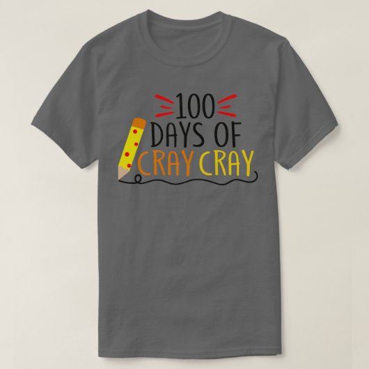 100 dagen kraag 1 1 t-shirt (Design voorkant)