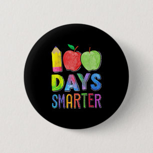 100 dagen later 100 dagen lerares la school ronde button 5,7 cm