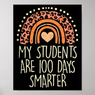 100 dagen later dan 100e schooldag poster
