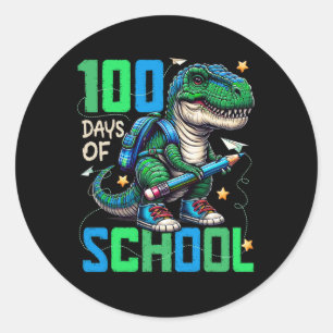 100 dagen leerlingstijd 100 dagen slimmer 100 dage ronde sticker