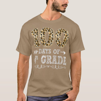 100 dagen leopard van de vierde graad Funny 100e d T-shirt
