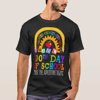 100 dagen leraar 100e dag van de school waar Adven T-shirt
