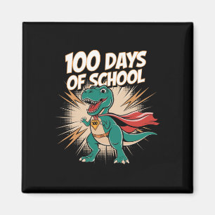 100 dagen leraar Dido Hero 100ste dag Magneet