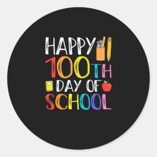 100 dagen leraar en student.png ronde sticker