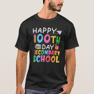 100 dagen leraren middelbare school t-shirt