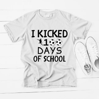 100 dagen leren in stijl t-shirt