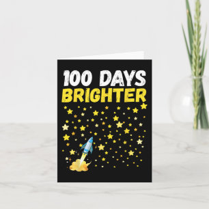 100 dagen lichter, 100e dag van de Rocket van de s Kaart