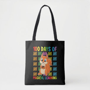 100 Dagen Magisch Leren Eekhoorn School Draagtas