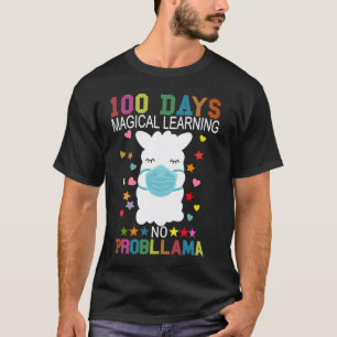 100 dagen magisch leren Geen probleem lama Ma T-shirt