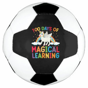 100 dagen magisch leren school eenhoorn meisjes  voetbal