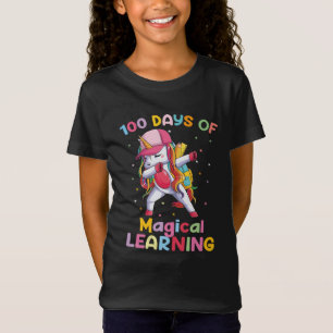 100 dagen Magisch leren van school Unicorn T-shirt