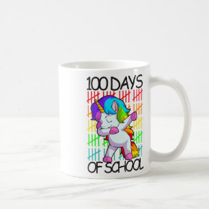 100 dagen meisjesschool eenhoorn liefhebber cadeau koffiemok