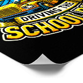 100 dagen met de schoolbus poster (Hoek)