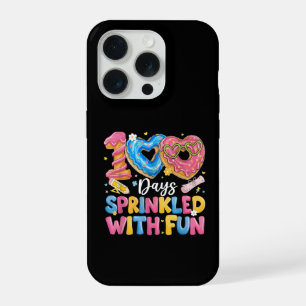 100 dagen met leuke donut versiering iPhone 15 pro hoesje