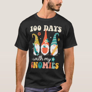 100 dagen met mijn gnomen 100 dagen schoolroovy t-shirt