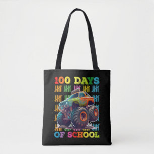 100 Dagen Monstertruck Leraar Leerling Draagtas