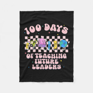 100 dagen onderwijs toekomstige leiders Groovy ler Fleece Deken