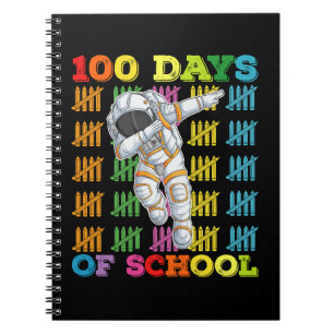 100 Dagen Op School Astronaut Leraar Notitieboek