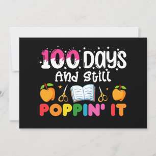 100 dagen op school en nog steeds op school kaart